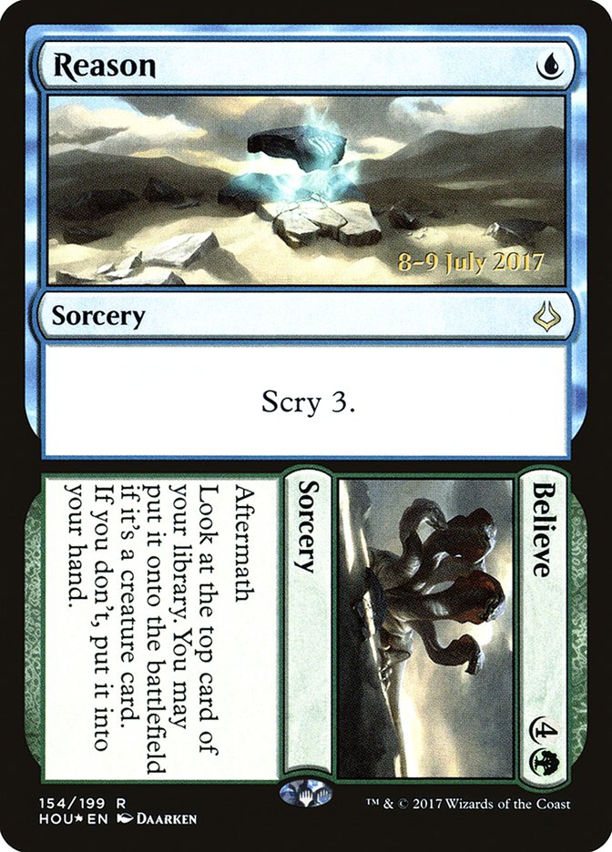 Reason // Believe [Hour of Devastation Prerelease Promos] | Black Swamp Games