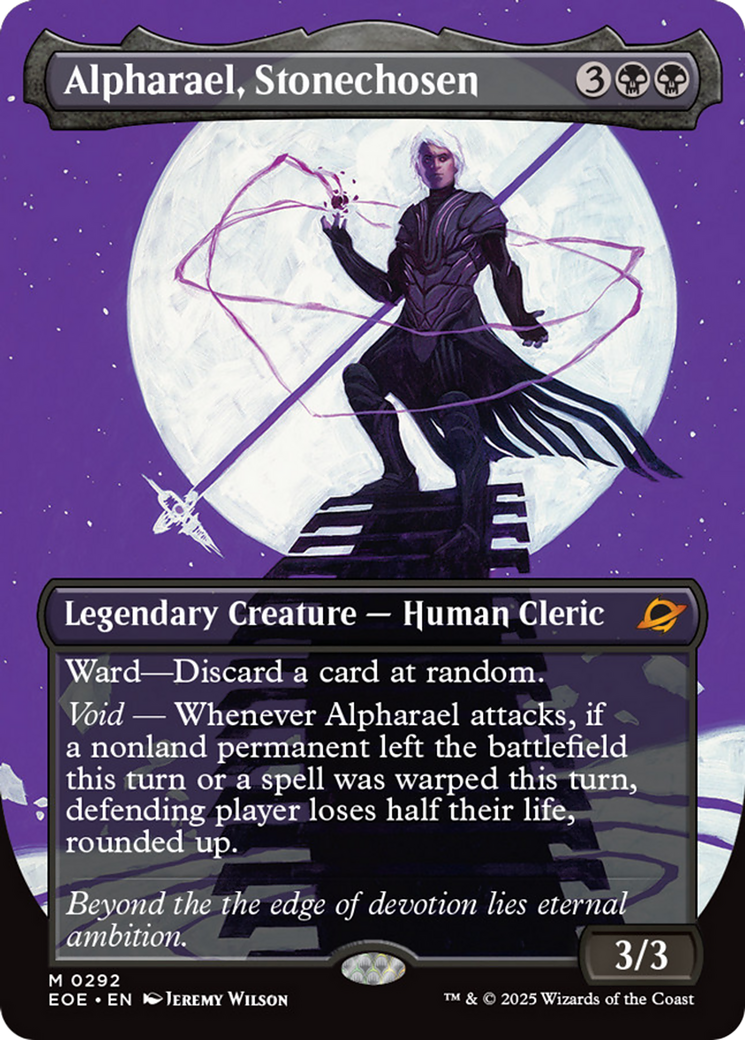 Alpharael, Stonechosen (Borderless) [Edge of Eternities] | Black Swamp Games
