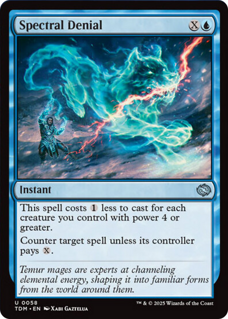 Spectral Denial [Tarkir: Dragonstorm] | Black Swamp Games