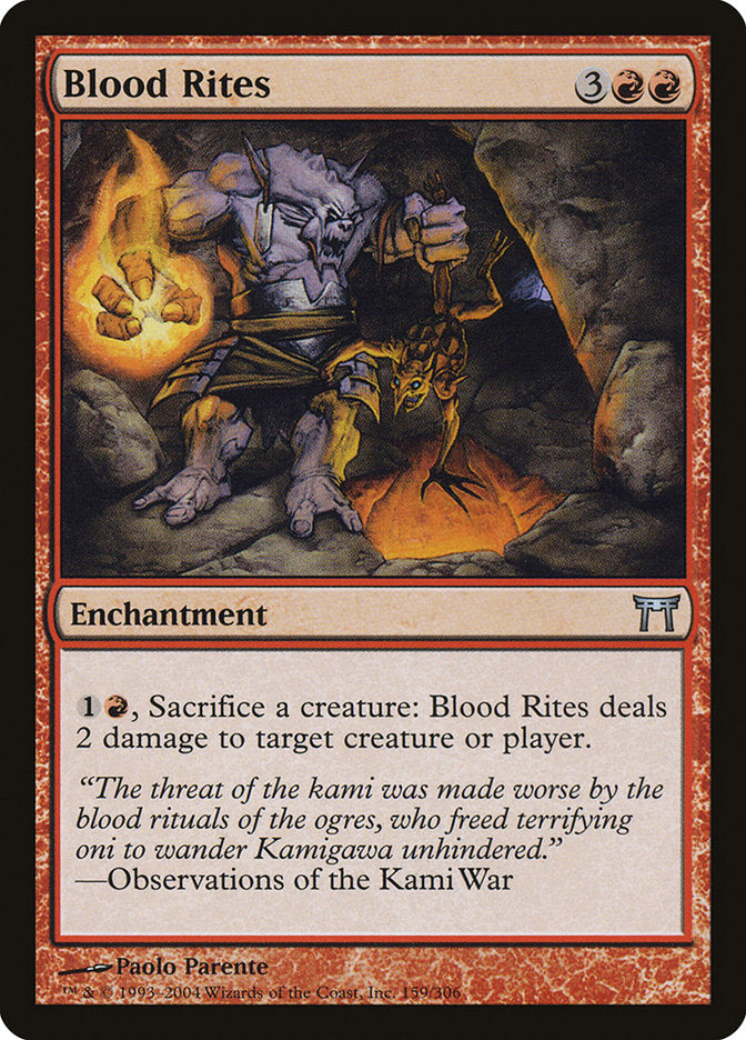 Blood Rites [Champions of Kamigawa] | Black Swamp Games