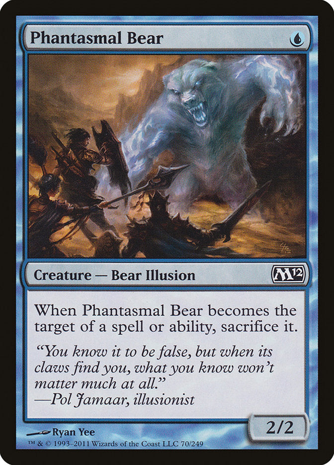 Phantasmal Bear [Magic 2012] | Black Swamp Games