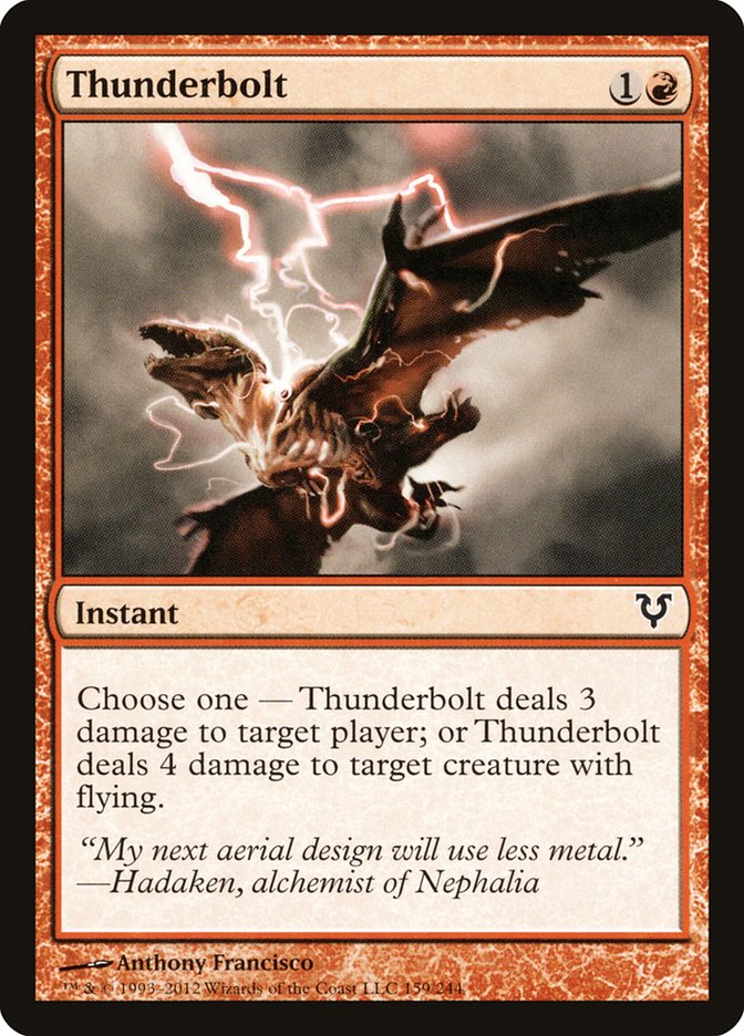 Thunderbolt [Avacyn Restored] | Black Swamp Games