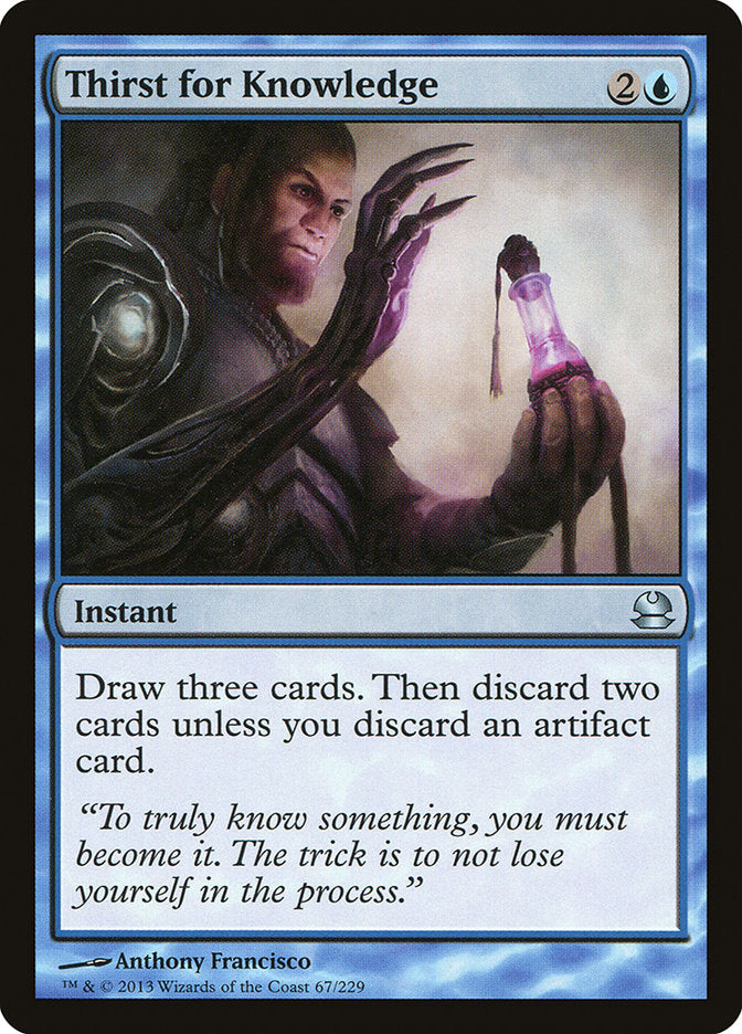 Thirst for Knowledge [Modern Masters] | Black Swamp Games