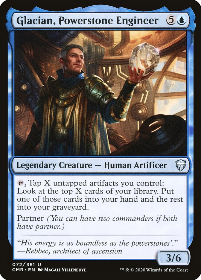 Glacian, Powerstone Engineer [Commander Legends] | Black Swamp Games