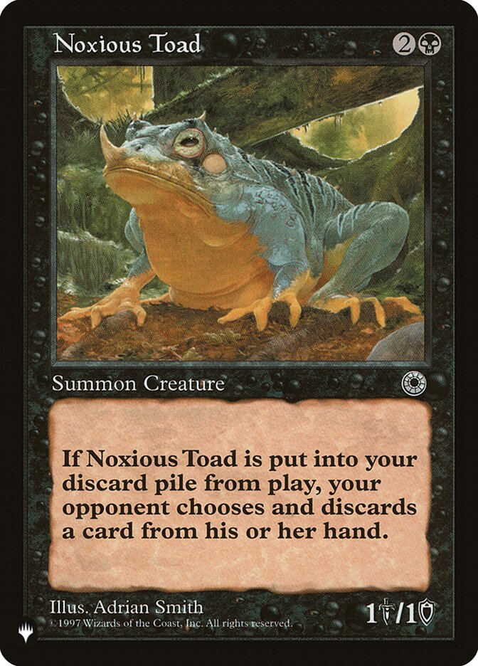 Noxious Toad [The List] | Black Swamp Games