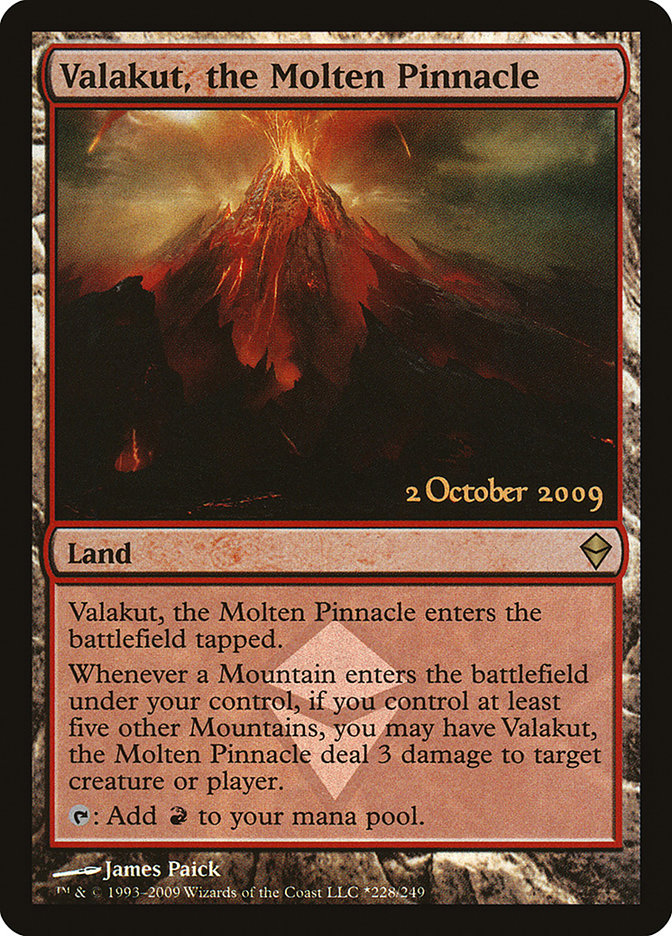 Valakut, the Molten Pinnacle [Zendikar Prerelease Promos] | Black Swamp Games