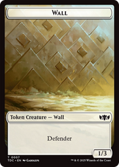 Insect (0023) // Wall Double-Sided Token [Tarkir: Dragonstorm Commander Tokens] | Black Swamp Games