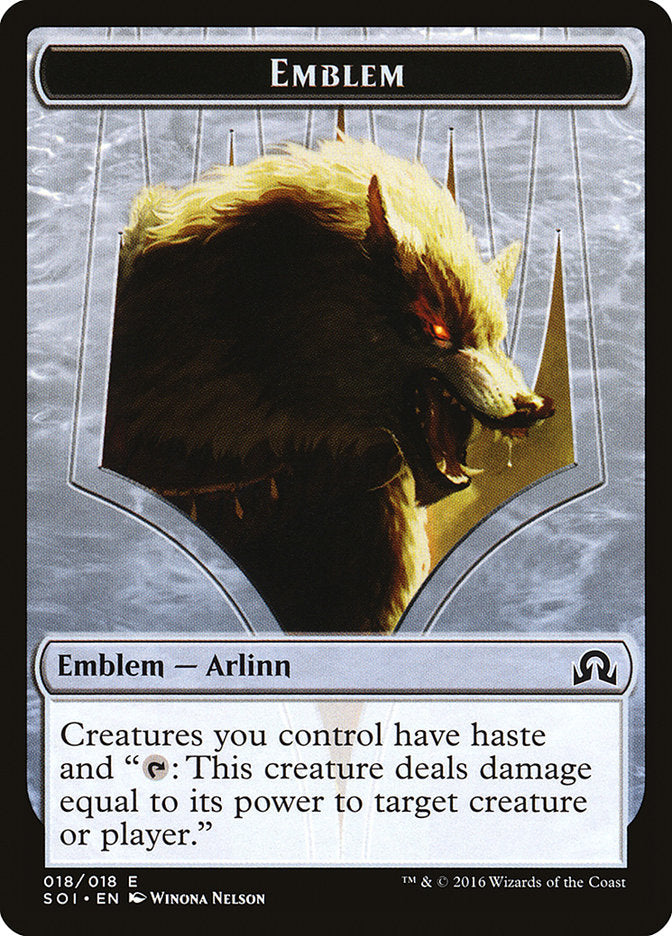 Arlinn Kord Emblem [Shadows over Innistrad Tokens] | Black Swamp Games
