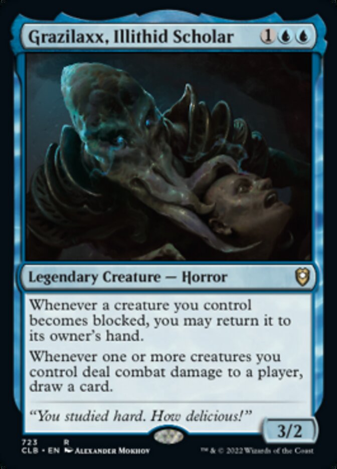 Grazilaxx, Illithid Scholar [Commander Legends: Battle for Baldur's Gate] | Black Swamp Games