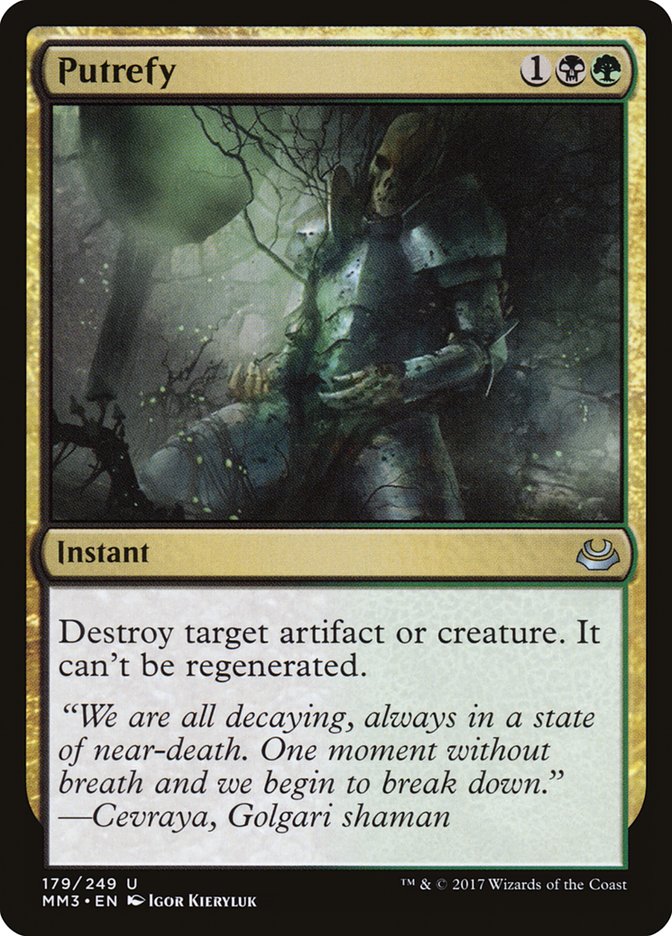 Putrefy [Modern Masters 2017] | Black Swamp Games