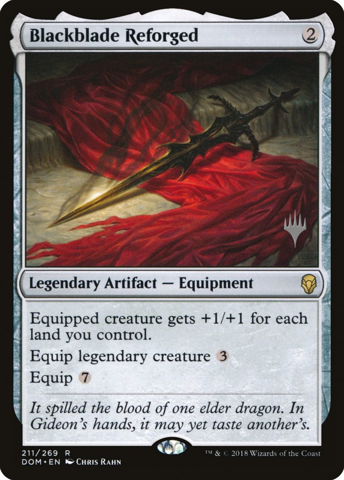 Blackblade Reforged (Promo Pack) [Dominaria Promos] | Black Swamp Games
