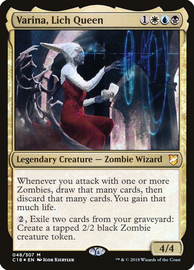 Varina, Lich Queen [Commander 2018] | Black Swamp Games
