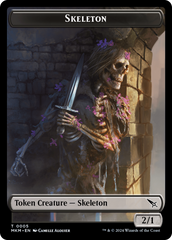 Thopter (0020) // Skeleton Double-Sided Token [Murders at Karlov Manor Tokens] | Black Swamp Games