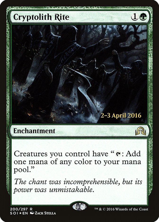 Cryptolith Rite [Shadows over Innistrad Prerelease Promos] | Black Swamp Games