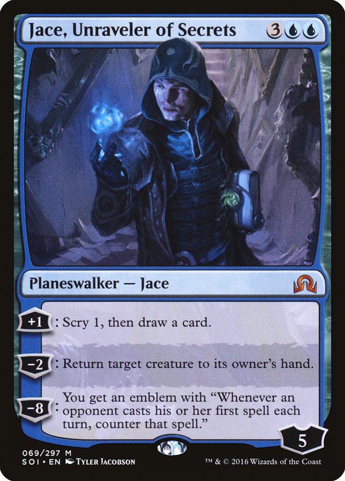 Jace, Unraveler of Secrets [Shadows over Innistrad] | Black Swamp Games