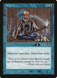 Meditate (4th Place) (Oversized) [Oversize Cards] | Black Swamp Games