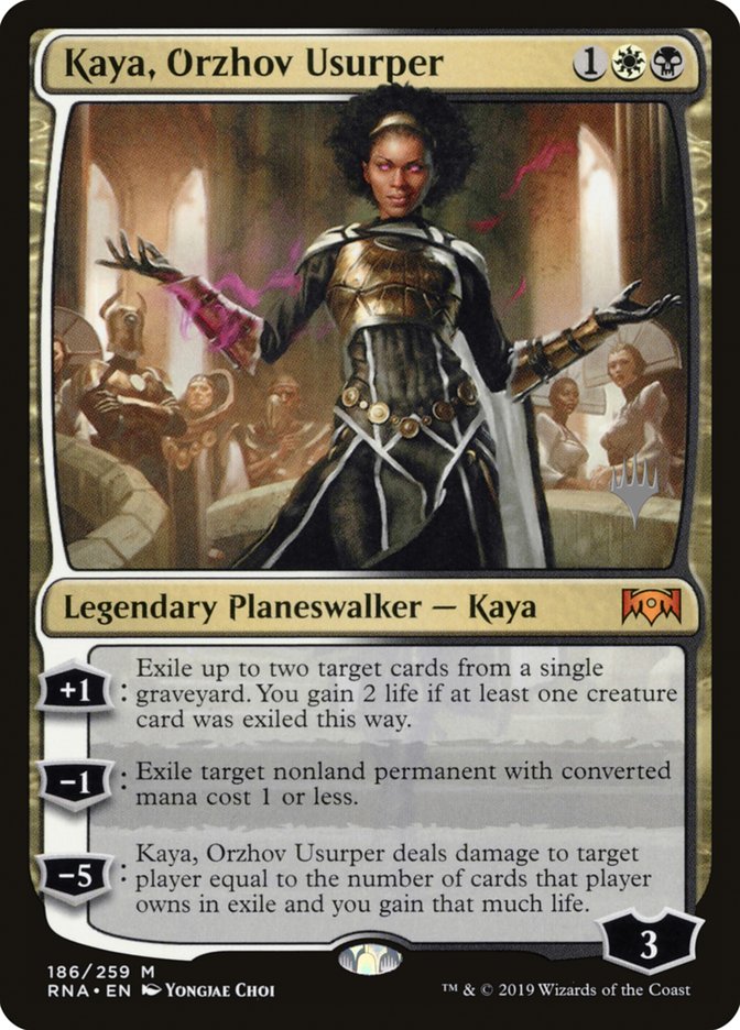 Kaya, Orzhov Usurper (Promo Pack) [Ravnica Allegiance Promos] | Black Swamp Games