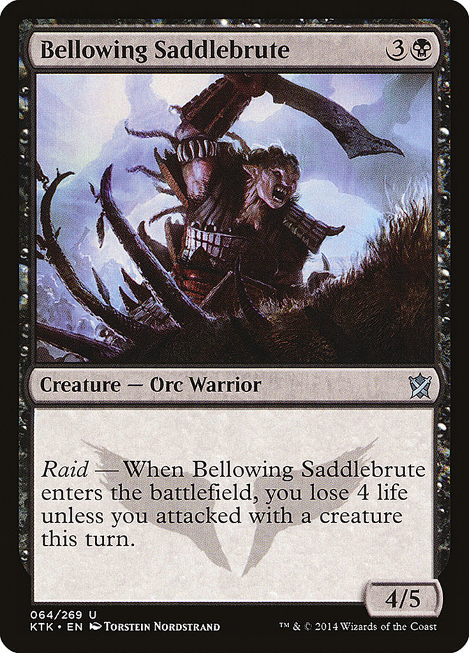 Bellowing Saddlebrute [Khans of Tarkir] | Black Swamp Games
