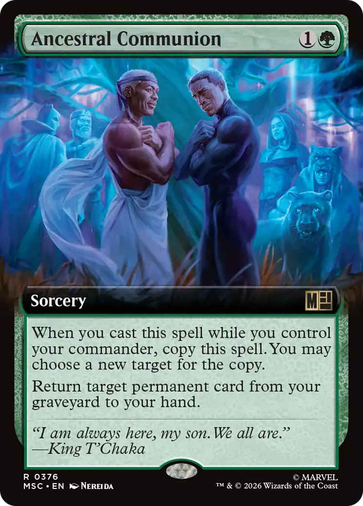 Ancestral Communion (Extended Art) [Marvel Super Heroes Commander] | Black Swamp Games