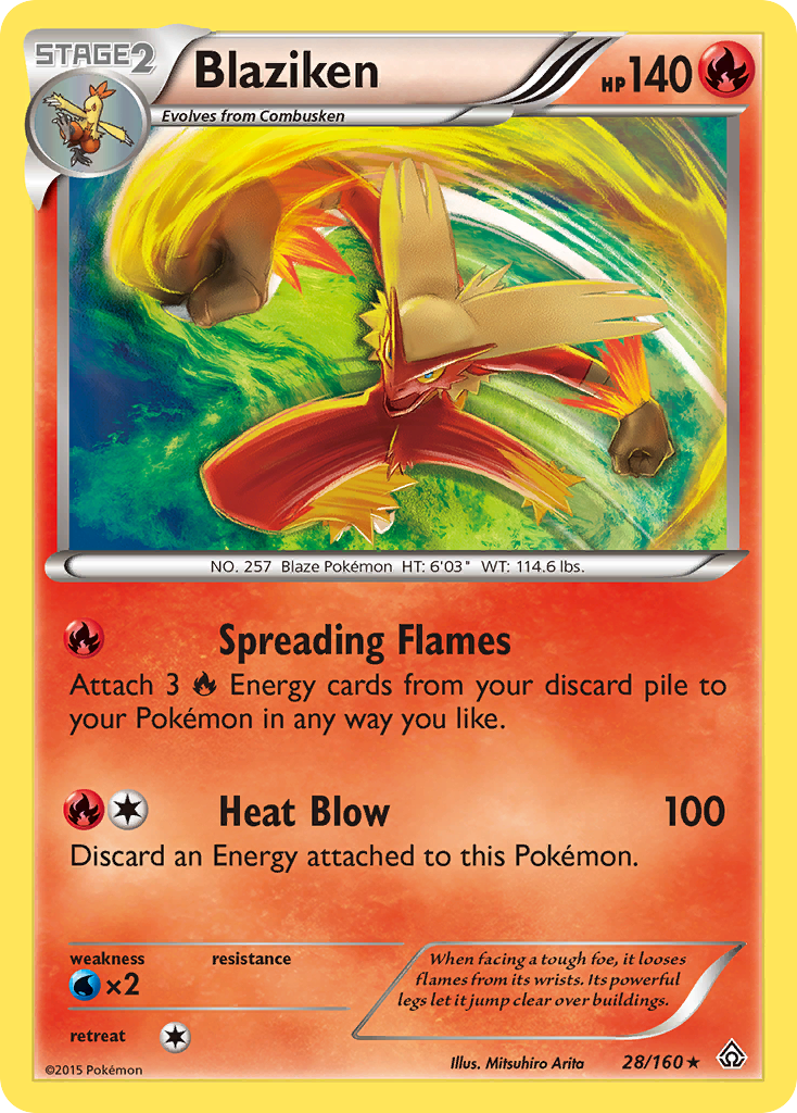 Blaziken (28/160) [XY: Primal Clash] | Black Swamp Games