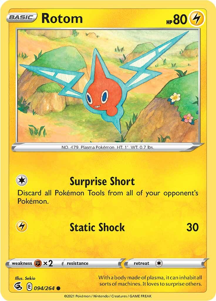 Rotom (094/264) [Sword & Shield: Fusion Strike] | Black Swamp Games