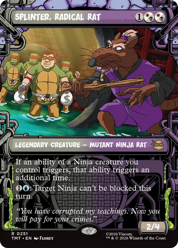 Splinter, Radical Rat (Showcase) [Teenage Mutant Ninja Turtles] | Black Swamp Games