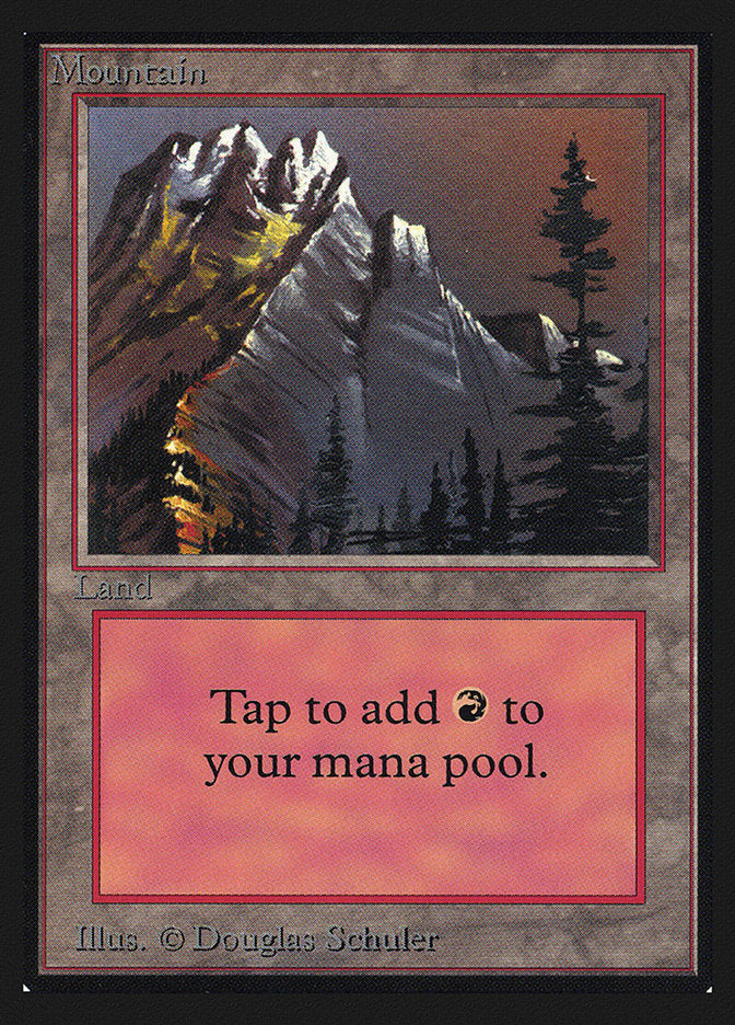 Mountain (Snow Top / Highest Point on Left) [Collectors' Edition] | Black Swamp Games