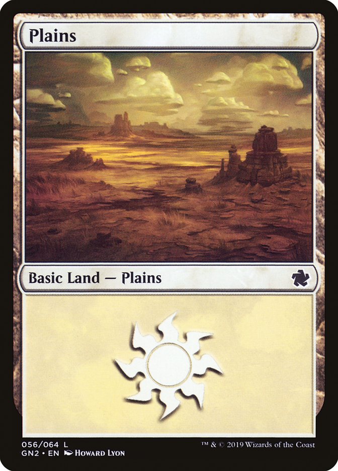 Plains (56) [Game Night 2019] | Black Swamp Games