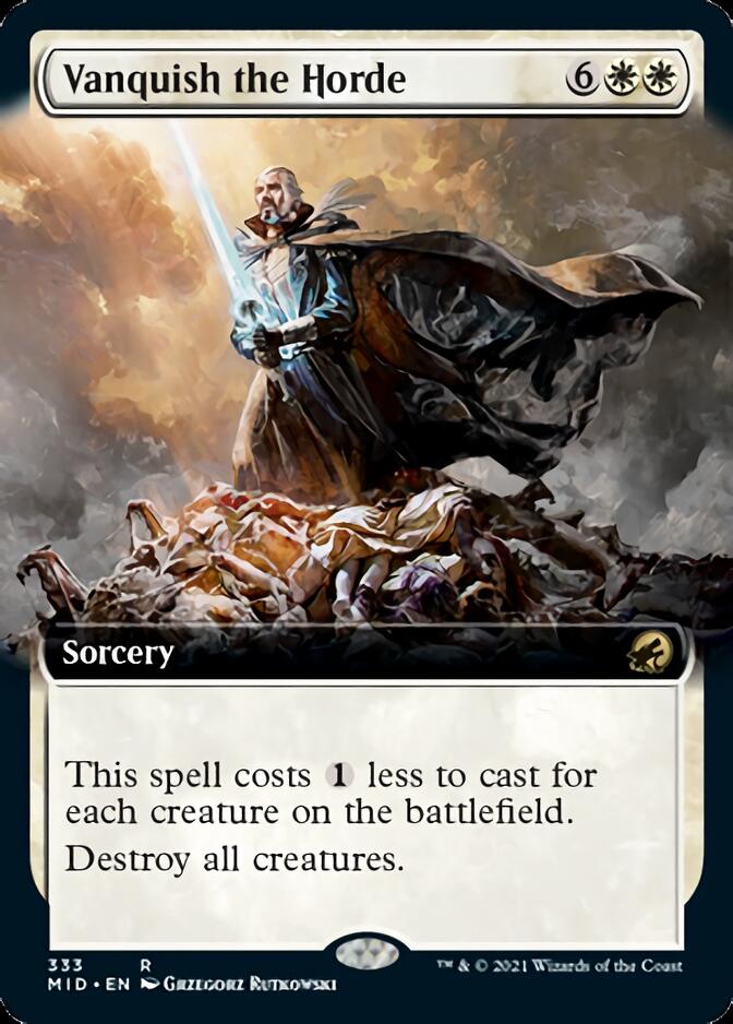 Vanquish the Horde (Extended Art) [Innistrad: Midnight Hunt] | Black Swamp Games
