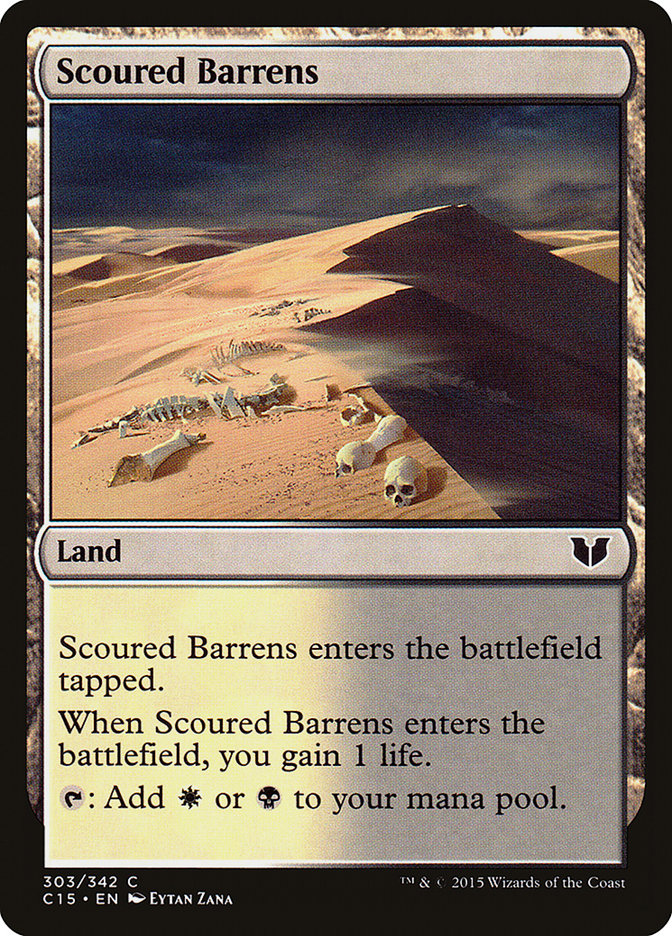 Scoured Barrens [Commander 2015] | Black Swamp Games