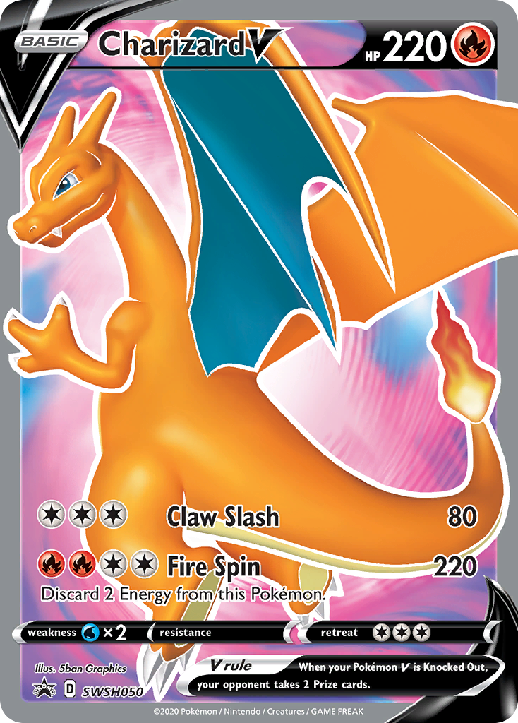 Charizard V (SWSH050) [Sword & Shield: Black Star Promos] | Black Swamp Games
