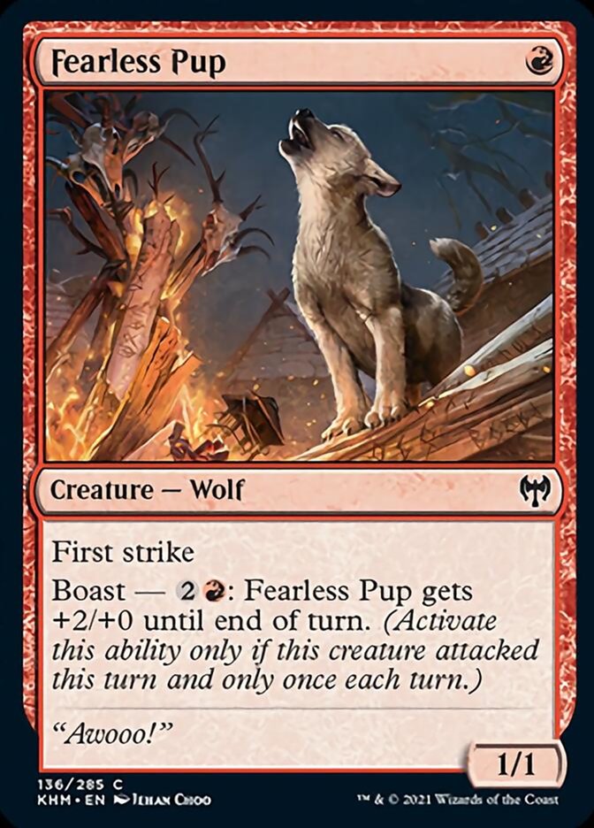 Fearless Pup [Kaldheim] | Black Swamp Games