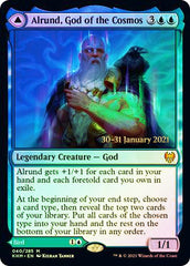 Alrund, God of the Cosmos // Hakka, Whispering Raven [Kaldheim Prerelease Promos] | Black Swamp Games