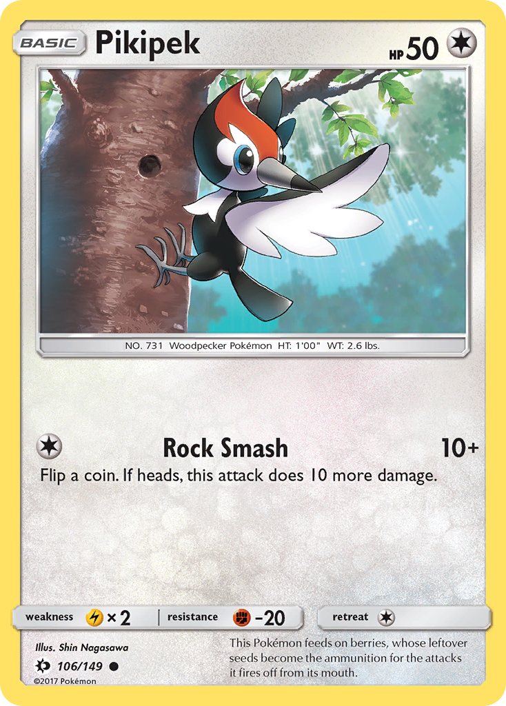 Pikipek (106/149) [Sun & Moon: Base Set] | Black Swamp Games