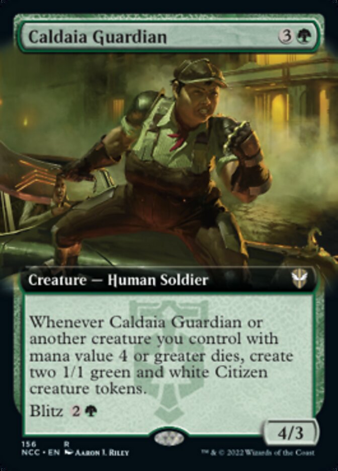Caldaia Guardian (Extended Art) [Streets of New Capenna Commander] | Black Swamp Games