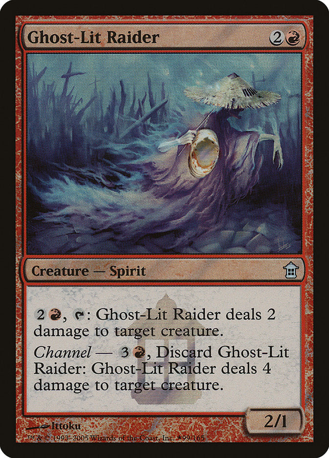 Ghost-Lit Raider [Saviors of Kamigawa Promos] | Black Swamp Games