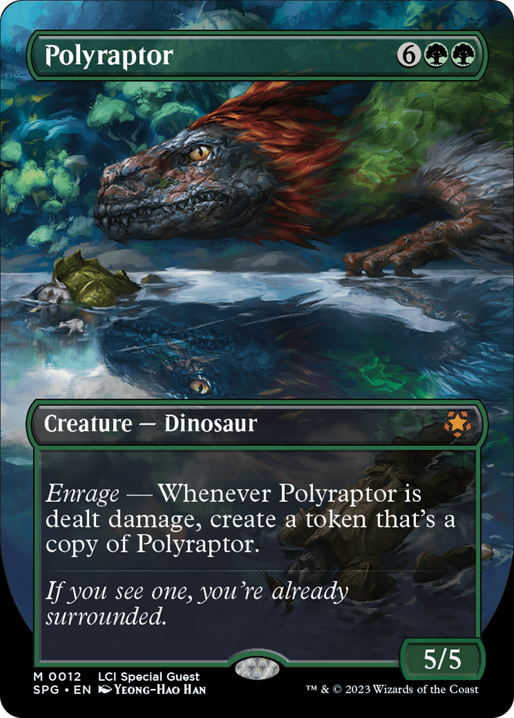 Polyraptor (Borderless) [The Lost Caverns of Ixalan Special Guests] | Black Swamp Games
