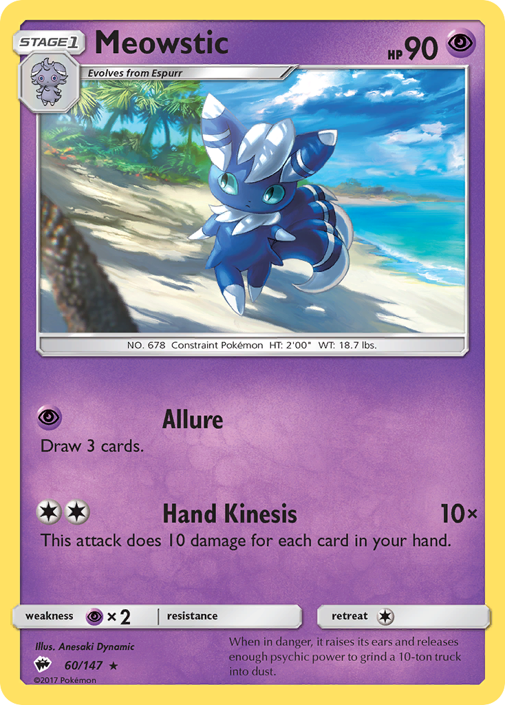 Meowstic (60/147) [Sun & Moon: Burning Shadows] | Black Swamp Games