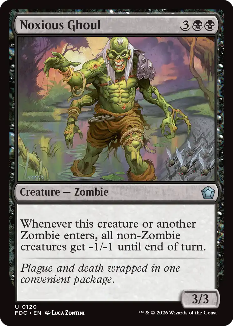 Noxious Ghoul [Foundations Commander] | Black Swamp Games