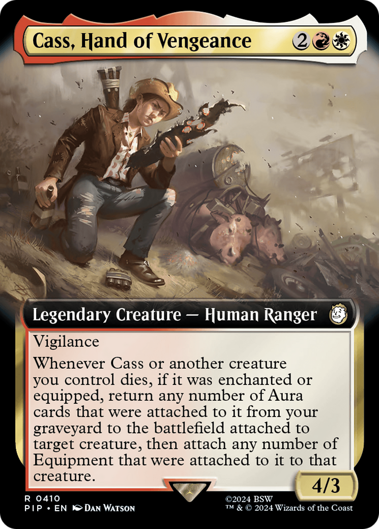 Cass, Hand of Vengeance (Extended Art) [Fallout] | Black Swamp Games