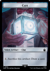 Human Rogue // Clue (0022) Double-Sided Token [Doctor Who Tokens] | Black Swamp Games