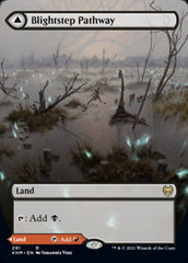 Blightstep Pathway // Searstep Pathway (Borderless Alternate Art) [Kaldheim] | Black Swamp Games
