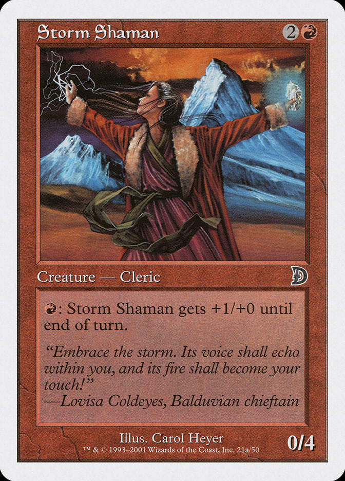 Storm Shaman (Female) [Deckmasters] | Black Swamp Games