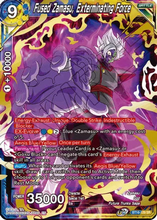 Fused Zamasu, Exterminating Force (BT16-129) [Realm of the Gods] | Black Swamp Games