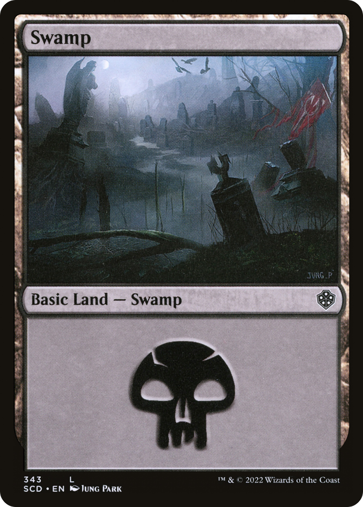 Swamp (343) [Starter Commander Decks] | Black Swamp Games