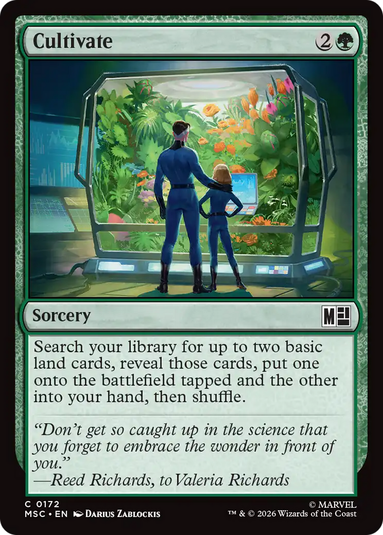 Cultivate (Surge Foil) [Marvel Super Heroes Commander] | Black Swamp Games