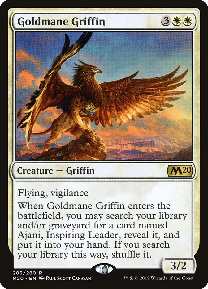 Goldmane Griffin [Core Set 2020] | Black Swamp Games