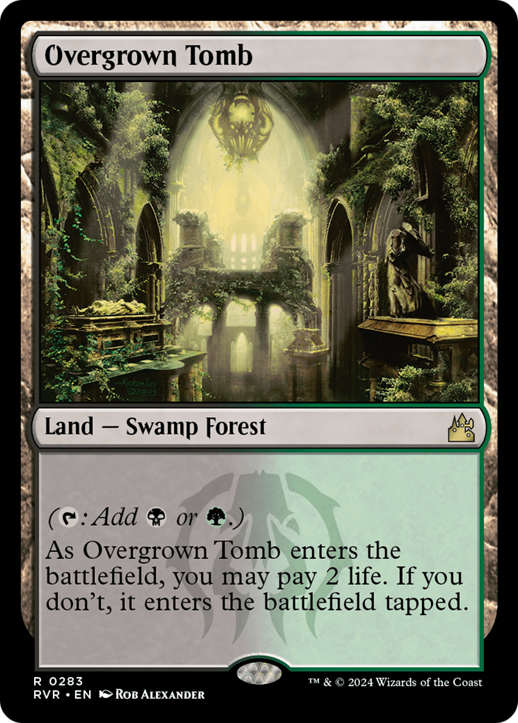 Overgrown Tomb [Ravnica Remastered] | Black Swamp Games