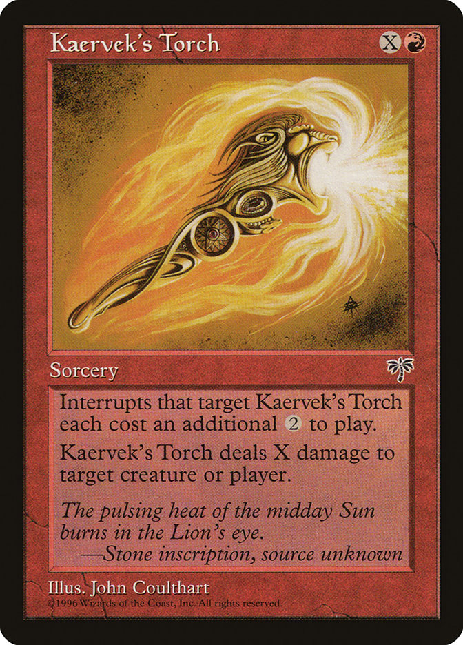 Kaervek's Torch [Mirage] | Black Swamp Games