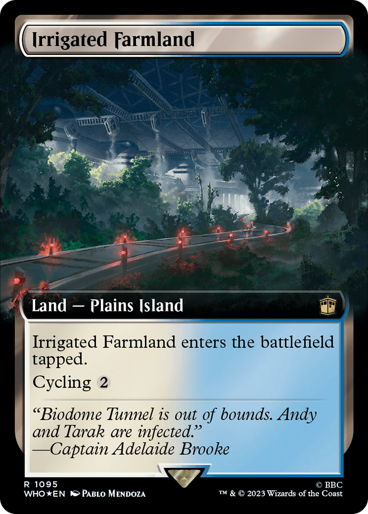 Irrigated Farmland (Extended Art) (Surge Foil) [Doctor Who] | Black Swamp Games